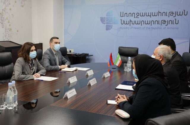 رایزنی سفیر کشورمان با وزیر بهداشت ارمنستان