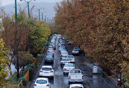 آسمان تهران بارانی است